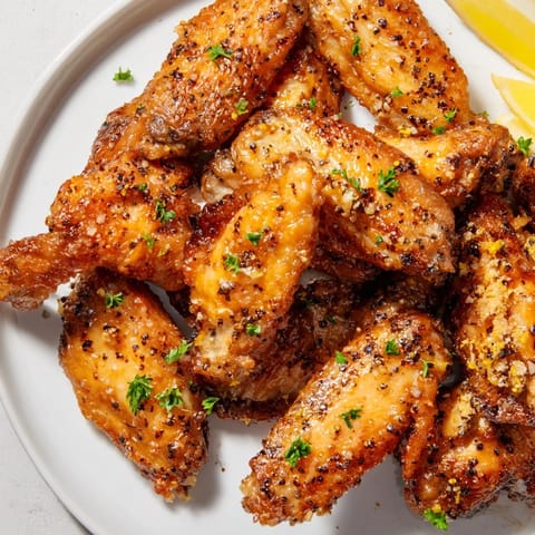 Crispy Lemon Pepper Wings
