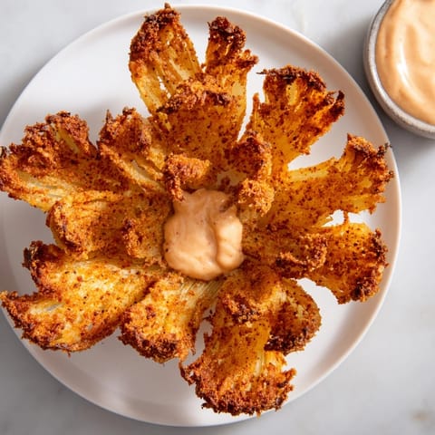 Onion Petals with Spicy Sauce