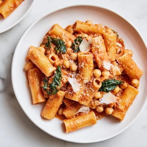 Creamy Tuscan Chickpea Pasta
