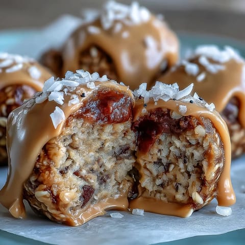 Easy No-Bake Oat Bites with Peanut Butter: Soft, chewy oat bites mixed with creamy peanut butter, honey, and chocolate chips—perfect for a quick snack.