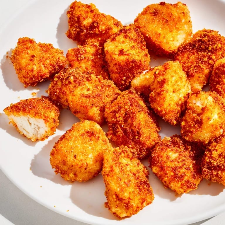 Juicy, flavorful homemade Popcorn Chicken coated in a perfectly seasoned, ultra-crispy breading for a snack.