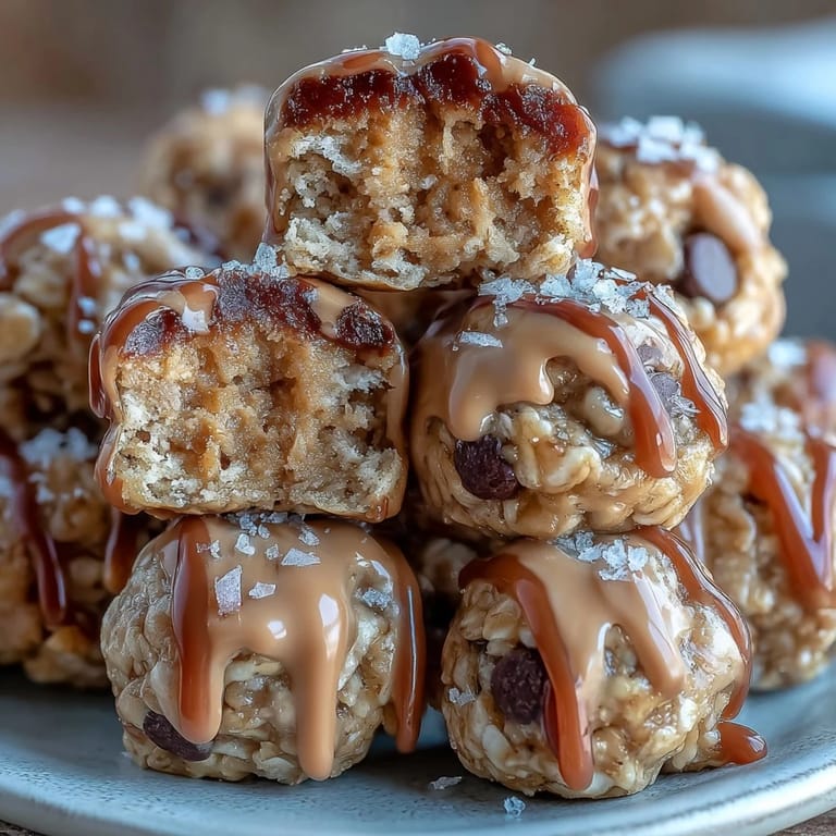 No-Bake Oat Bites with Peanut Butter and Chocolate Chips: Nutritious oat bites with peanut butter, honey, and mini chocolate chips—refreshing, easy, and no oven required.